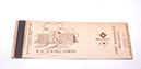 sc matchbook cover