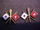 wwii officers color pins
