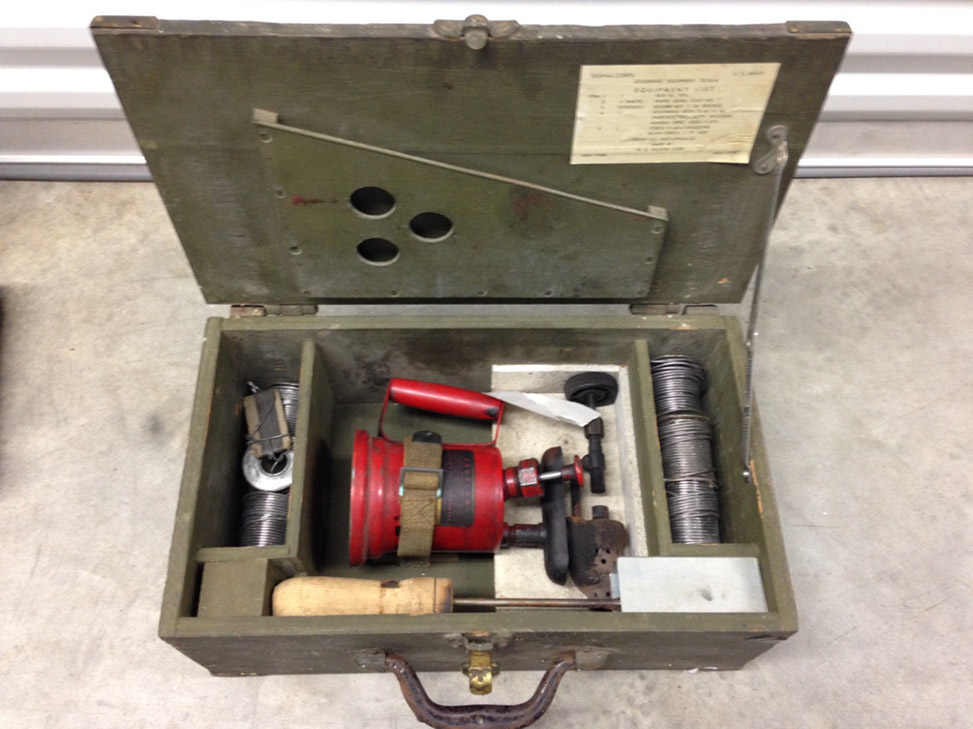 te-26-a field soldering kit wwii